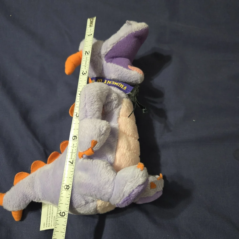 Walt Disney World Epcot Figment Imagination Institute Plush Vintage No Lanyard